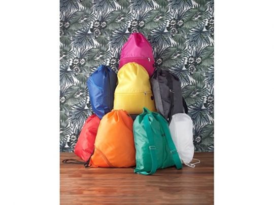 Рюкзак со шнурком Oriole, имеет цветные края, желтый, арт. 021639603