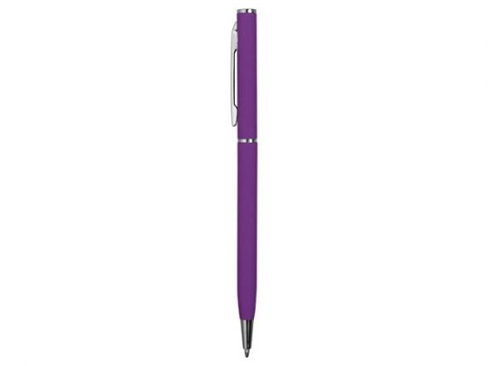 Ручка металлическая шариковая Атриум с покрытием софт-тач, фиолетовый, арт. 021717803