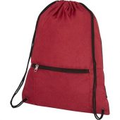 Складной рюкзак со шнурком Hoss, heather dark red, арт. 021642503