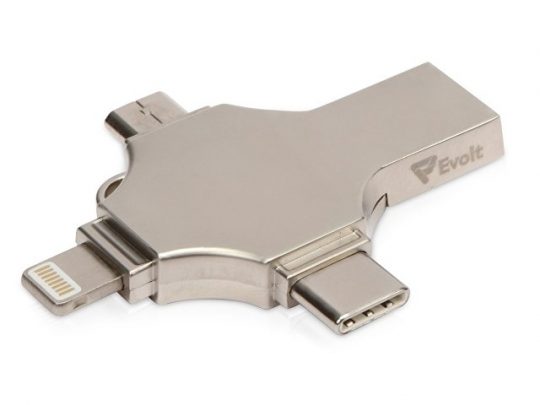 USB-флешка 3.0 на 32 Гб 4-в-1 Ultra, серебристый (32Gb), арт. 021618903