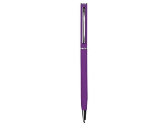 Ручка металлическая шариковая Атриум с покрытием софт-тач, фиолетовый, арт. 021717803