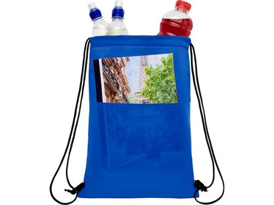 Сумка-холодильник Oriole на шнуровке на 12 банок, синий, арт. 021641403