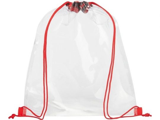 Рюкзак Lancaster, прозрачный/красный, арт. 021635503