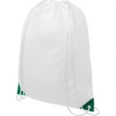 Рюкзак со шнурком Oriole, имеет цветные края, зеленый, арт. 021639403