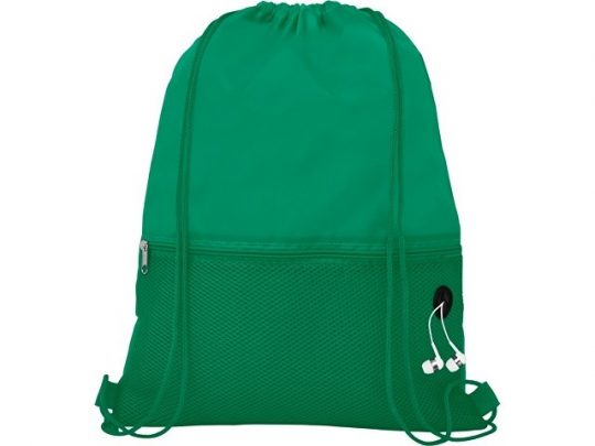 Сетчастый рюкзак со шнурком Oriole, зеленый, арт. 021639103
