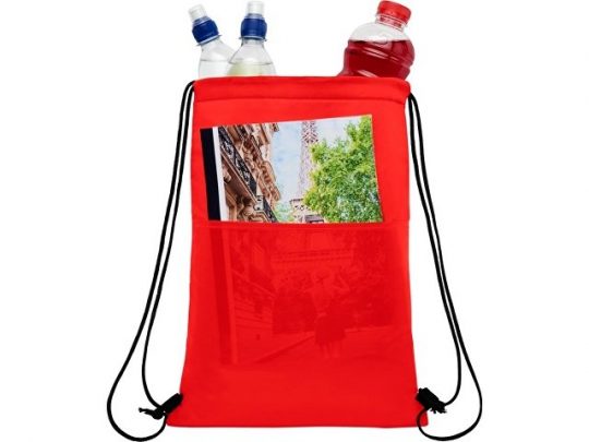 Сумка-холодильник Oriole на шнуровке на 12 банок, красный, арт. 021641103