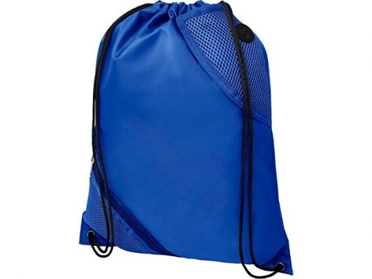 Рюкзак со шнурком Oriole с двойным кармашком, синий, арт. 021638403