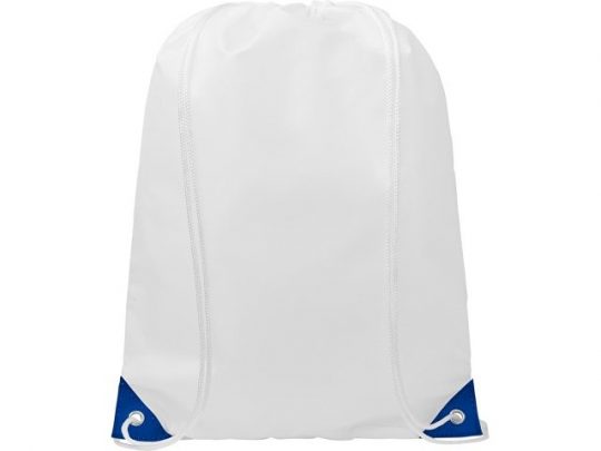 Рюкзак со шнурком Oriole, имеет цветные края, синий, арт. 021639503