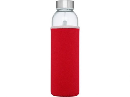 Спортивная бутылка Bodhi из стекла объемом 500 мл, красный, арт. 021628403