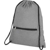 Складной рюкзак со шнурком Hoss, heather medium grey, арт. 021642403