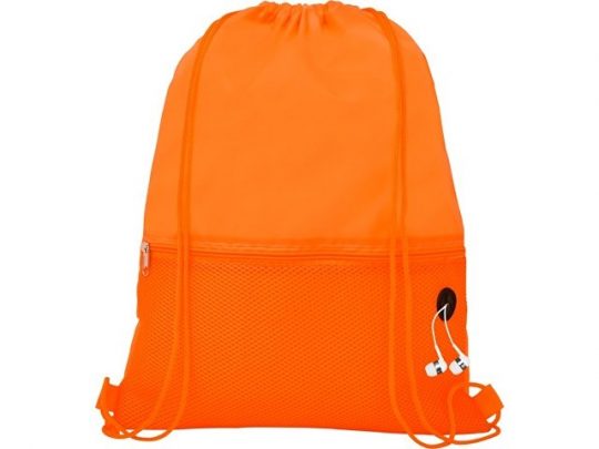 Сетчастый рюкзак со шнурком Oriole, оранжевый, арт. 021639003