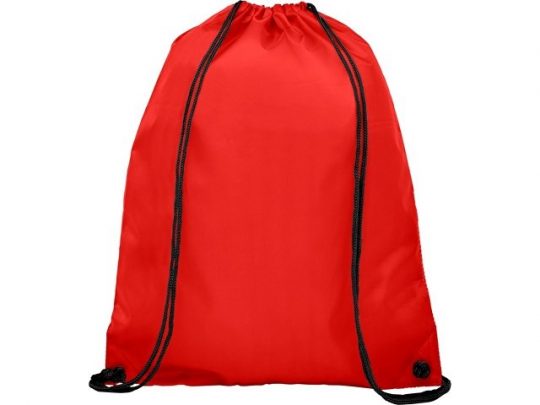 Рюкзак со шнурком Oriole с двойным кармашком, красный, арт. 021638003