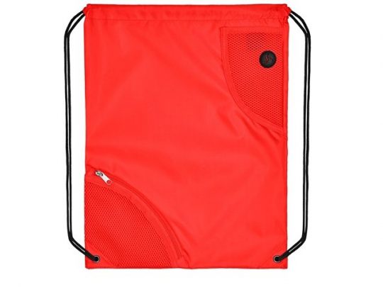 Рюкзак со шнурком Oriole с двойным кармашком, красный, арт. 021638003