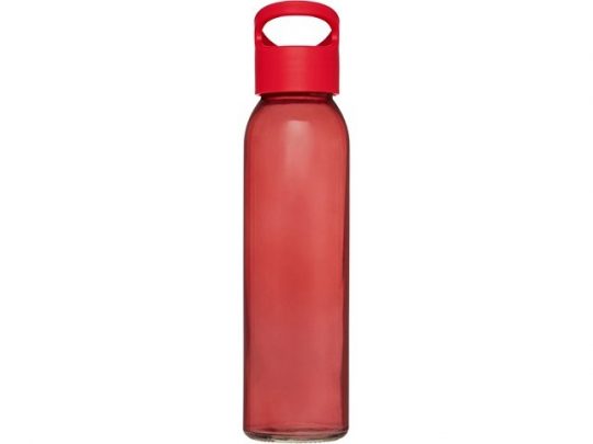 Спортивная бутылка Sky из стекла объемом 500 мл, красный, арт. 021628103