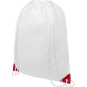 Рюкзак со шнурком Oriole, имеет цветные края, красный, арт. 021639803