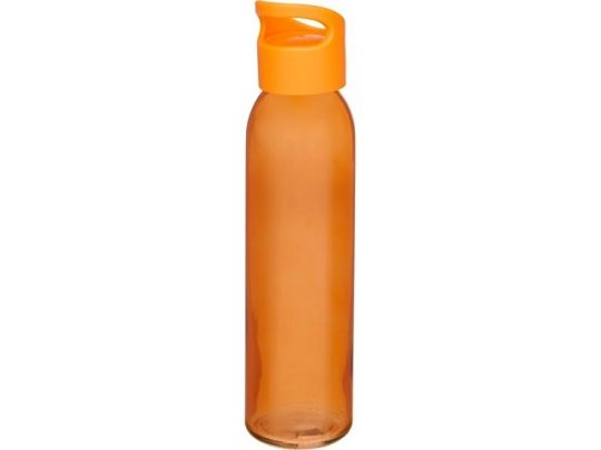Спортивная бутылка Sky из стекла объемом 500 мл, оранжевый, арт. 021628203