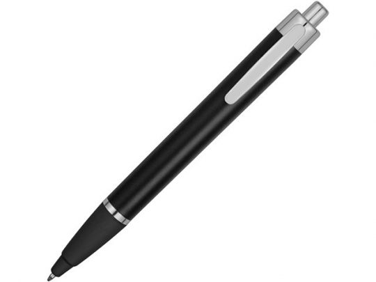 Ручка пластиковая шариковая Glow, черный/серебристый (Р), арт. 021843403