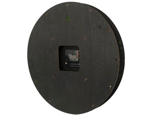 Часы Римские 1 со мхом настенные, цвет черный малахит, QRONA, арт. 021861803