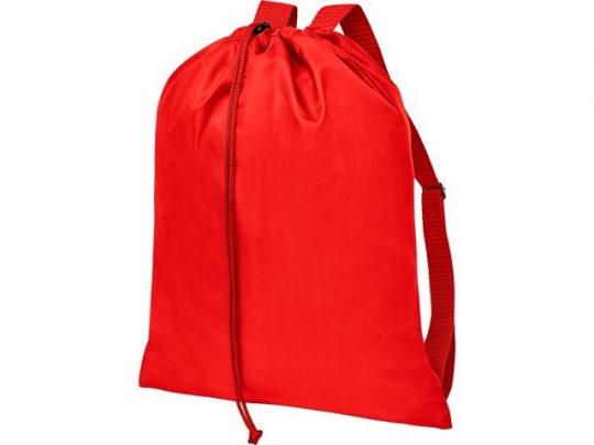 Рюкзак со шнурком и затяжками Oriole, красный, арт. 021637903