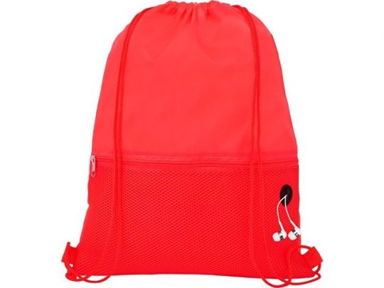 Сетчастый рюкзак со шнурком Oriole, красный, арт. 021639203