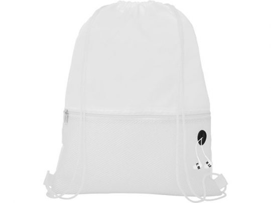 Сетчастый рюкзак со шнурком Oriole, белый, арт. 021638903