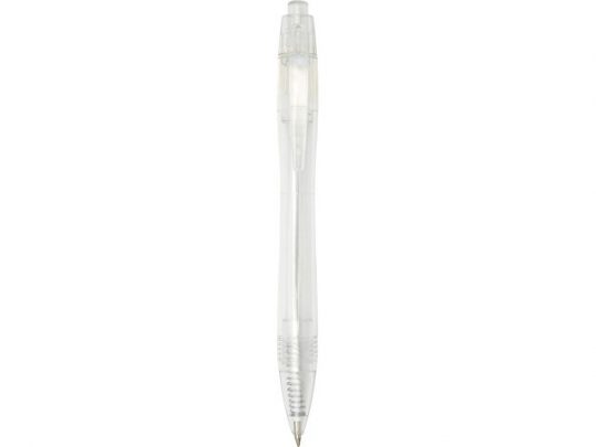 Шариковая ручка Alberni из переработанного ПЭТ, прозрачный (синие чернила), арт. 021633403