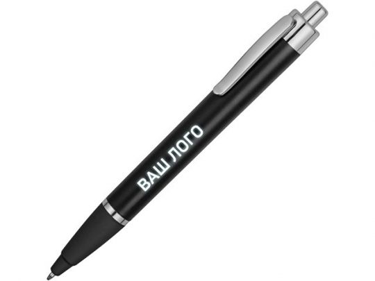 Ручка пластиковая шариковая Glow, черный/серебристый (Р), арт. 021843403