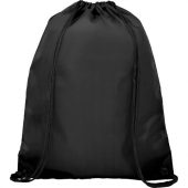 Рюкзак со шнурком Oriole с двойным кармашком, черный, арт. 021638103