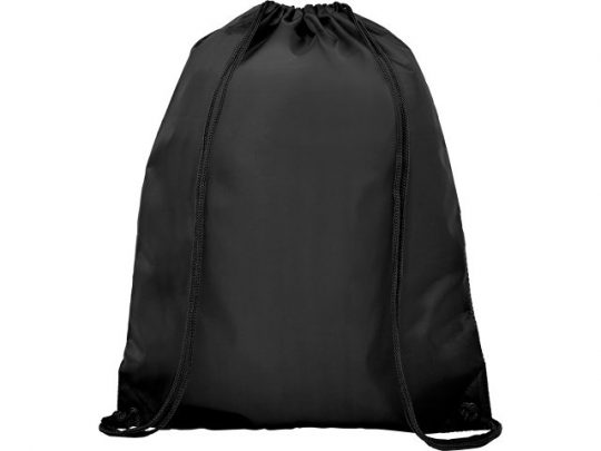 Рюкзак со шнурком Oriole с двойным кармашком, черный, арт. 021638103
