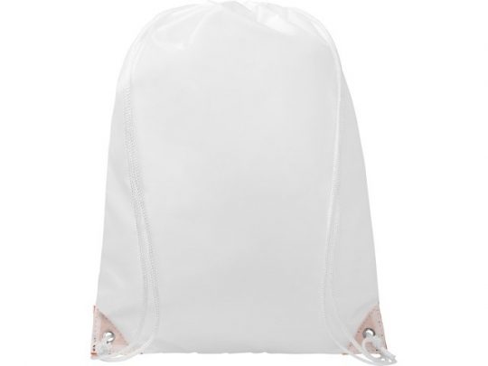 Рюкзак со шнурком Oriole, имеет цветные края, оранжевый, арт. 021639303