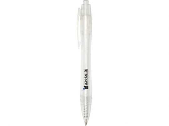 Шариковая ручка Alberni из переработанного ПЭТ, прозрачный (синие чернила), арт. 021633403