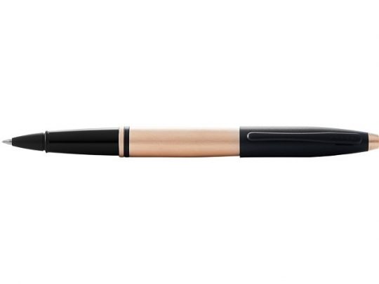 Ручка-роллер Cross Calais Brushed Rose Gold Plate and Black Lacquer, арт. 022869703