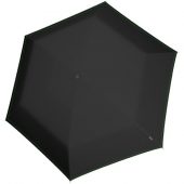 Складной зонт U.200, черный с неоновой петлей