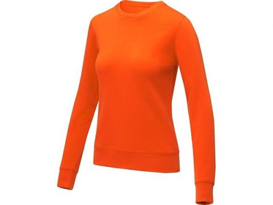 Женский свитер Zenon с круглым вырезом, оранжевый (L), арт. 022889603