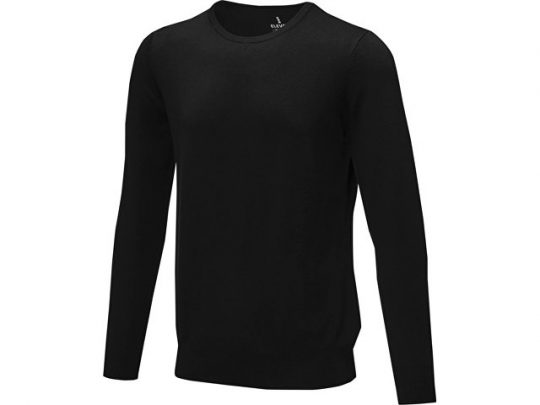 Мужской пуловер Merrit с круглым вырезом, черный (XL), арт. 022286503