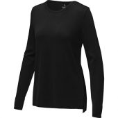 Женский пуловер Merrit с круглым вырезом, черный (S), арт. 022835603