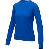 Женский свитер Zenon с круглым вырезом, cиний (L), арт. 022892103