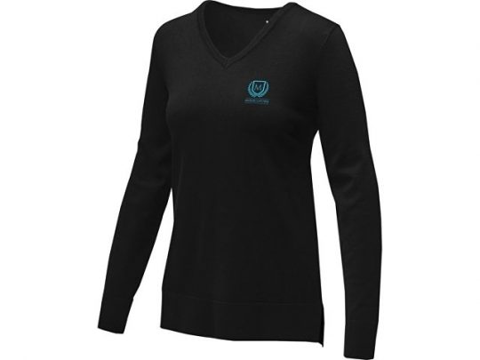 Женский пуловер с V-образным вырезом Stanton, черный (S), арт. 022285403