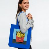 Холщовая сумка «Фри», ярко-синяя