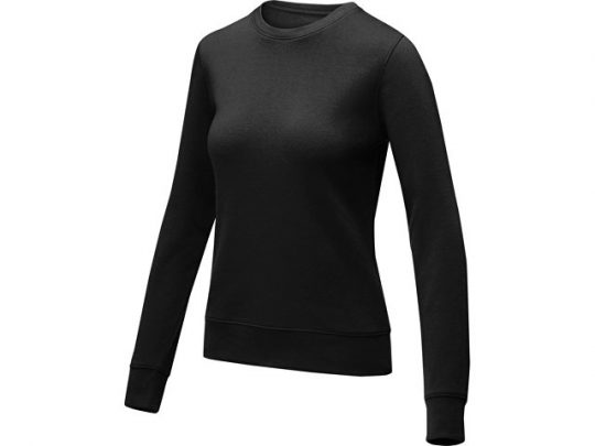 Женский свитер Zenon с круглым вырезом, черный (4XL), арт. 022888403
