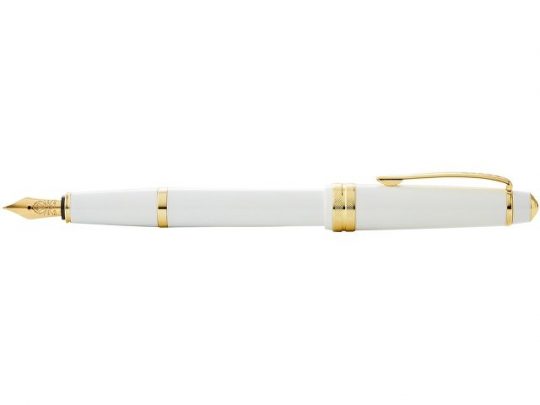 Перьевая ручка Cross Bailey Light Polished White Resin and Gold Tone, перо F, арт. 022869203