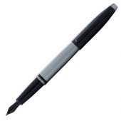 Перьевая ручка Cross Calais Matte Gray and Black Lacquer, перо F, арт. 022868103