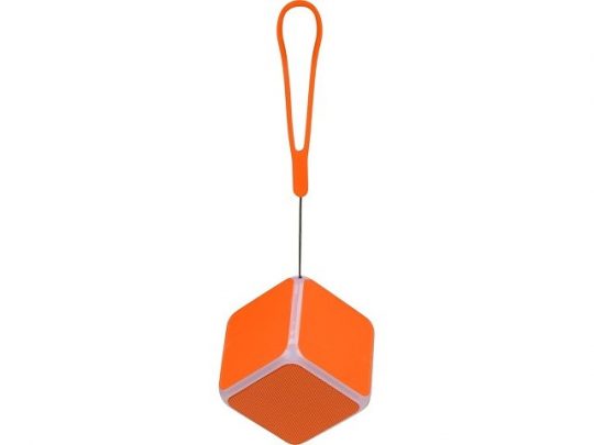 Портативная колонка Cube с подсветкой, оранжевый, арт. 022292803