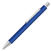 Ручка шариковая металлическая Pyra soft-touch с зеркальной гравировкой, синий, арт. 022306003