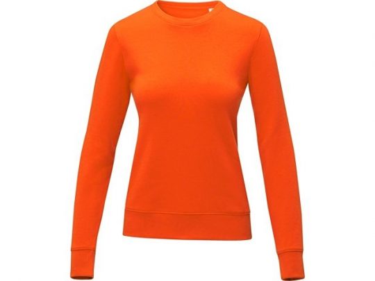Женский свитер Zenon с круглым вырезом, оранжевый (XS), арт. 022888003