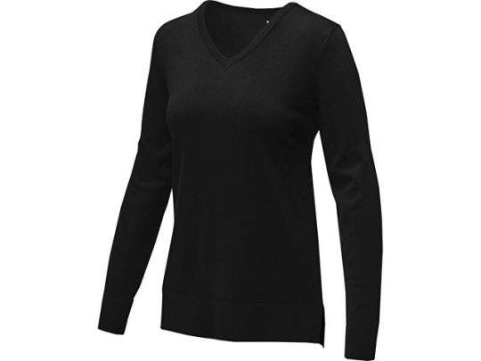 Женский пуловер с V-образным вырезом Stanton, черный (2XL), арт. 022285103