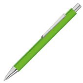 Ручка шариковая металлическая Pyra soft-touch с зеркальной гравировкой, зеленое яблоко, арт. 022305303