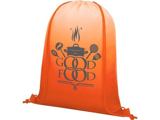 Сетчатый рюкзак Oriole со шнурком и плавным переходом цветов, оранжевый, арт. 022870803