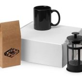 Подарочный набор с чаем, кружкой и френч-прессом Чаепитие, черный, арт. 022984503