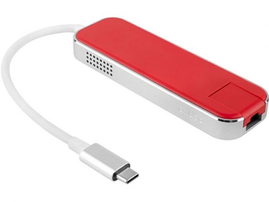 Хаб USB Rombica Type-C Chronos Red, арт. 022972603